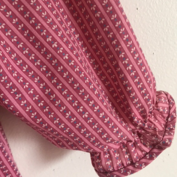 Rare Vintage1970’s Custom Flower Lace Collar Dress - Picture 7 of 8